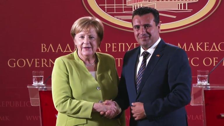 Shkëmbimi i territoreve, Merkel: Integriteti territorial kyç për rajonin