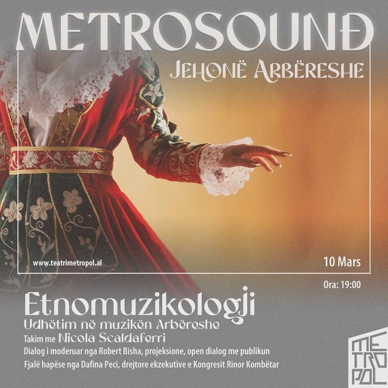 Festivali “MetroSound” nis sot në teatrin Metropol, gjashtë net me muzikën, traditën dhe kulturën arbëreshe