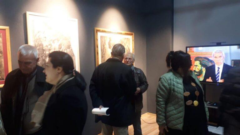 Ekspozita retrospektive e piktorit Guri Madhi hapet në Galerinë e Artit Tiranë, shumica e punëve prezantohen për herë të parë