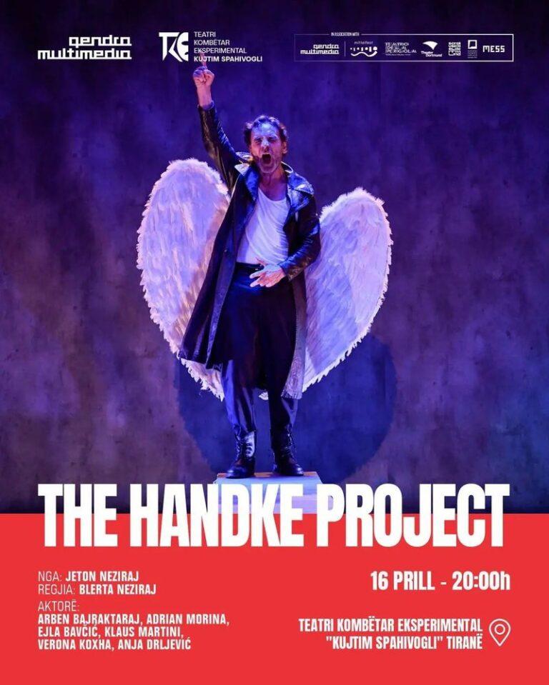 Shfaqja “The Handke Project” me aktorin Arben Bajraktaraj në rolin kryesor do të vijë në skenën e Teatrit Kombëtar Eksperimental