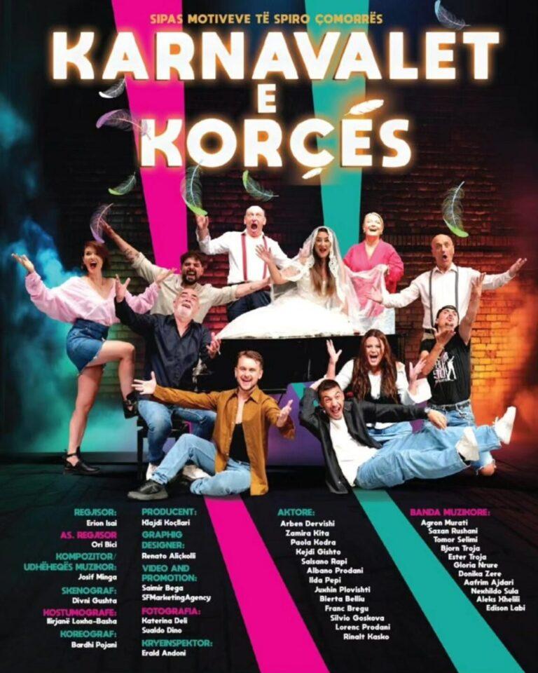 “Karnavalet e Korçës” 4 mbrëmje në Teatrin Kombëtar, një gërshetim midis komedisë e serenatave