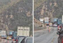 Reshjet e dendura të shiut, trafik i rënduar në aksin Elbasan-Librazhd