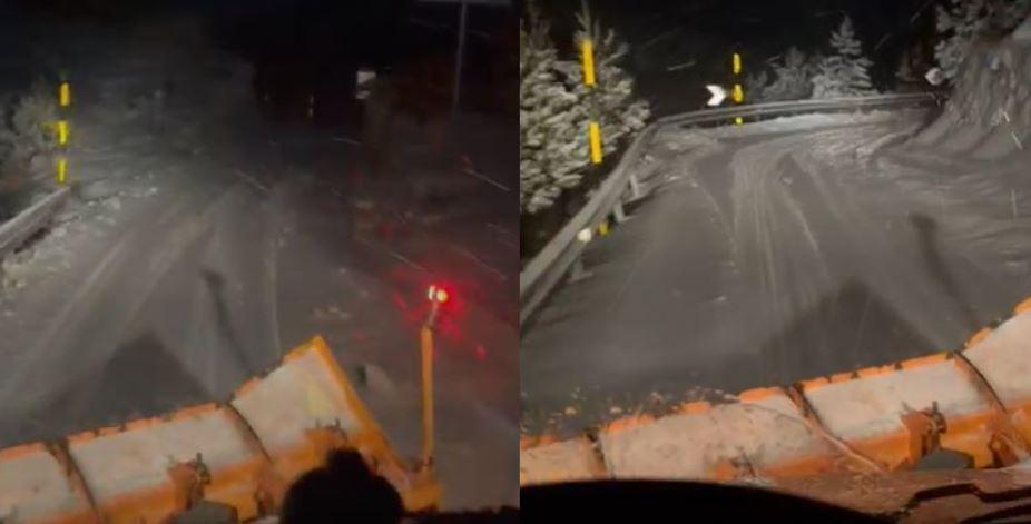 ( Video)Reshjet bllokojnë rrugët në qarkun e Shkodrës, mbi 200 mjete të bllokuara pranë Koplikut! Nis ndërhyrja e pastrimit