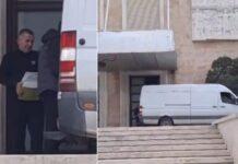 Çfarë po ndodh pas dyerve të Kryeministrisë? Furgoni para hyrjes kryesore, punonjësit ngarkojnë me urgjencë “dosjet”