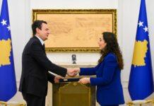 Pas konstituimit të Kuvendit, Osmani miraton Albin Kurtin si mandatar për formimin e qeverisë