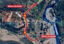 Katër kompani që ndërtojnë rrugën e re të Librazhdit kanë leje për te marrë inerte në shtratin e lumit