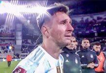 Luan ndeshjen e fundit në Argjentinë, Mesi shpërthen në lot