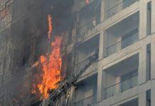 Zjarri në pallatin 12-katësh në Tiranë, arrestohen 4 persona