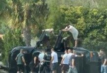 Gjobë biznesmenit dhe qëlluan me armë drejt hotelit në Vlorë/ Autorët përfshihen në aksident të frikshëm