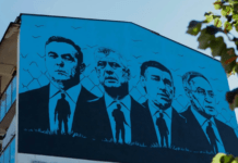 Prishtina pret kthimin e çlirimtarëve/ Zbulohet në Prishtinë, murali i krerëve të UÇK-së