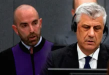 Prokuroria kërkon 6 vite burg për ish-presidentin e Kosovës, Hashim Thaçin