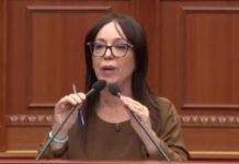 Shkumë në gojën e ministres së Shëndetësisë