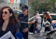 Akuzohet se ka nxjerrë sekrete shtetërore, ish- shefja e SHISH-it përplaset me gazetaren Klodiana Lala para seancës: S’kam lënë takime me agjentë serbë në dhomat e hotelit ‘Rogner’, siç bën ti