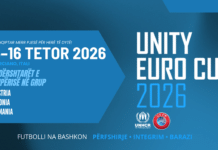 Shqipëria për herë të dytë në aktivitetin “Unity EURO Cup 2026”