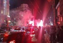 Vuçiç pranoi humbjen, ‘shpërthen’ festa në Beograd/ Studentët ndezin flakadanë dhe brohorasin “Fitore”
